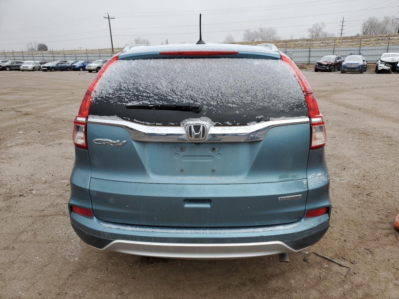 2016 Honda CR-V VIN 5J6RM3H90GL006819 Copart auction photo, front end / side damage thumbnail 6
