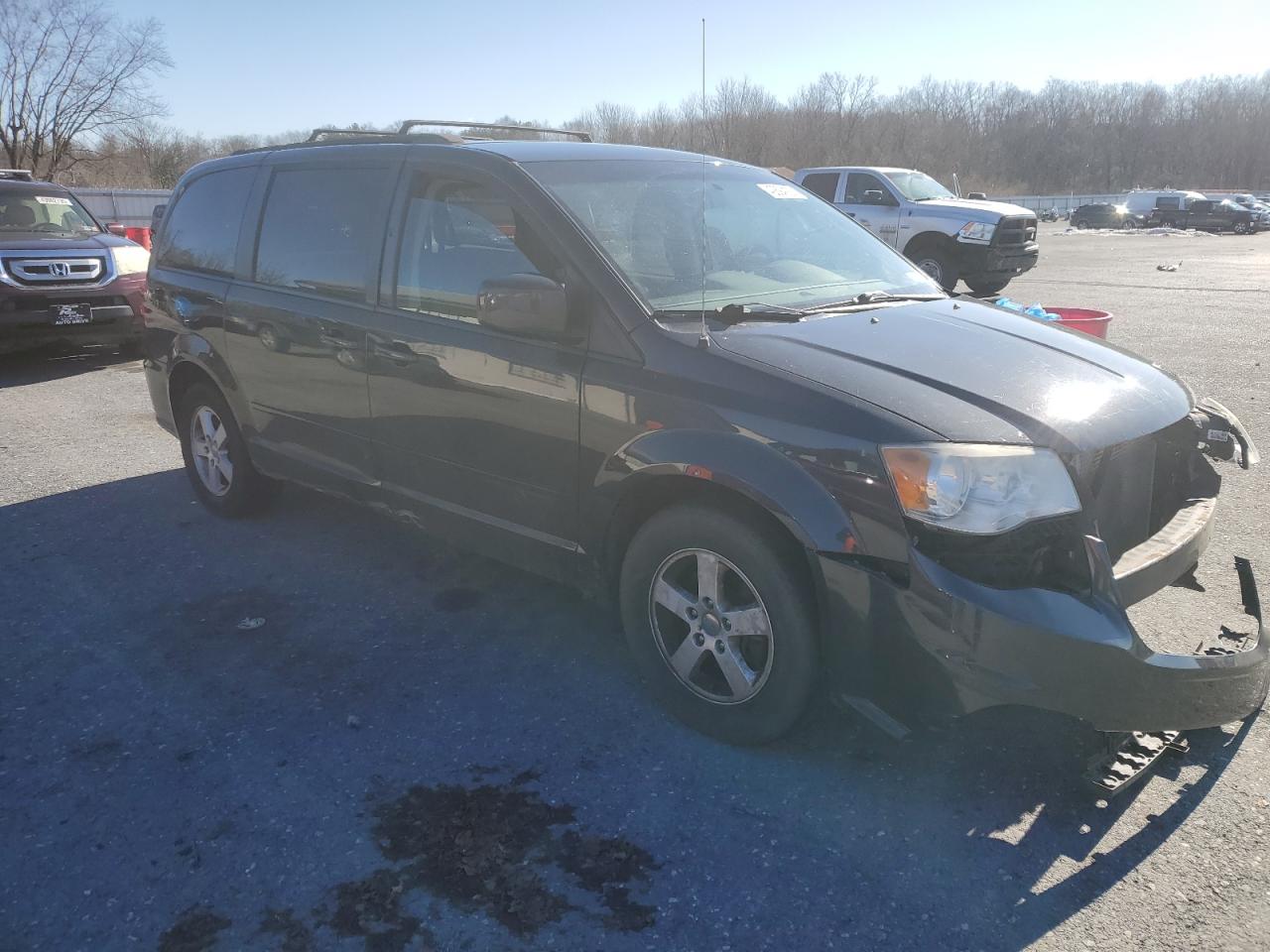 2012 Dodge Caravan VIN 2C4RDGCG7CR343475 Copart auction photo, front end damage thumbnail 4