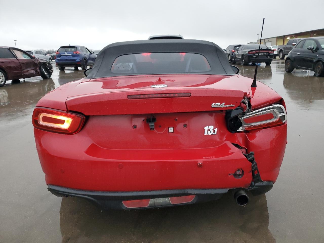2017 Fiat 124 Spider VIN JC1NFAEK0H0100595 Copart auction photo, rear end / front end damage thumbnail 6