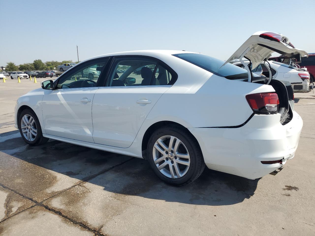 2017 Volkswagen Jetta VIN 3VW2B7AJ3HM261843 Copart auction photo, rear end damage thumbnail 2