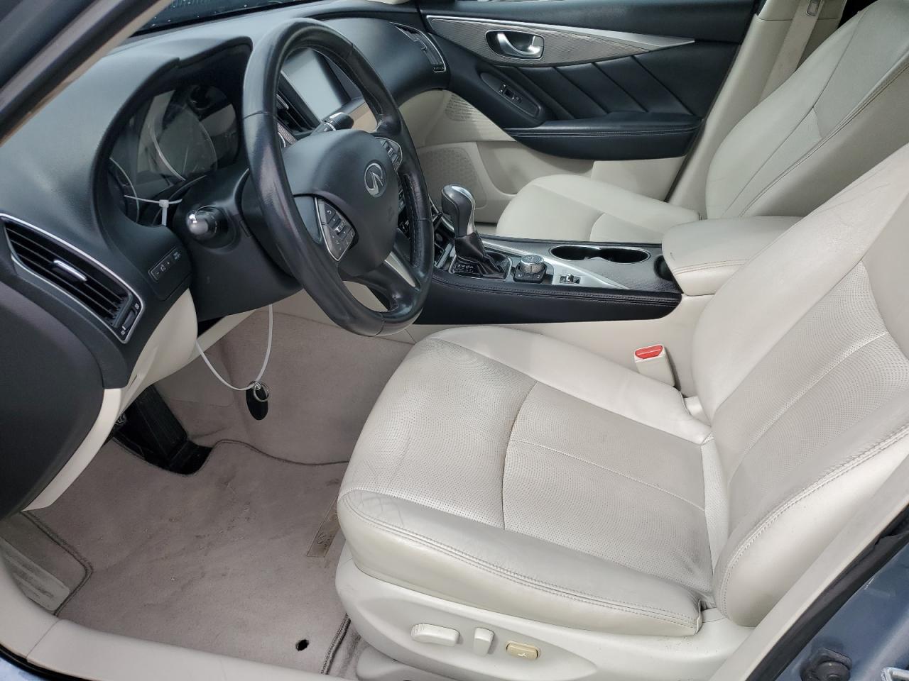 2015 Infiniti Q45 VIN JN1DV7AP3FM343078 Copart auction photo, front end damage thumbnail 7
