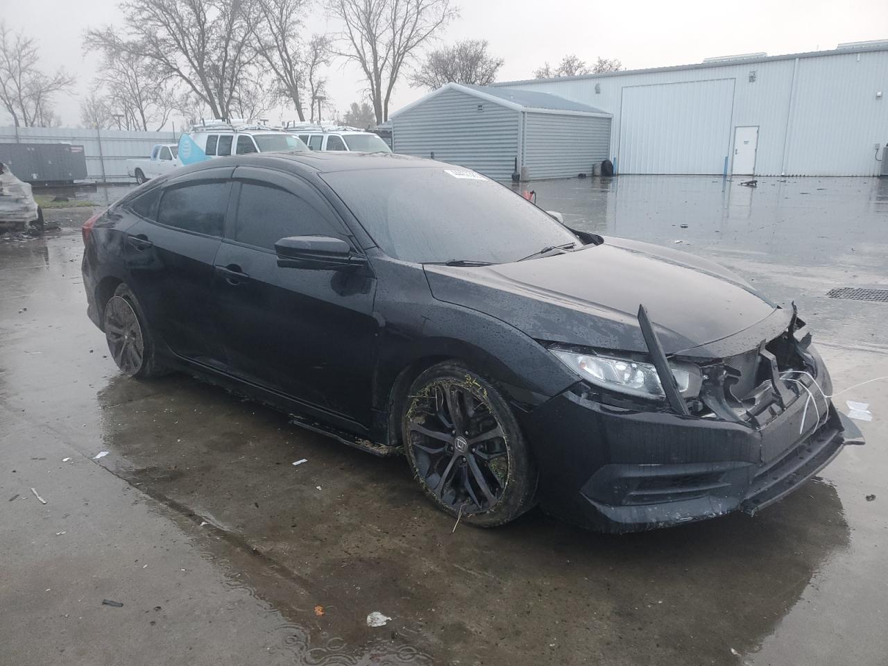 2017 Honda Civic VIN 2HGFC2F7XHH522564 Copart auction photo, front end / undercarriage damage thumbnail 4