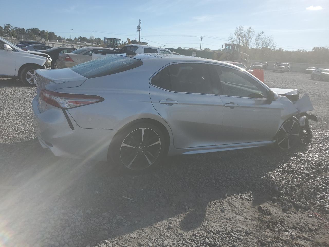 2019 Toyota Camry VIN 4T1B61HK8KU819946 Copart auction photo, front end damage thumbnail 3