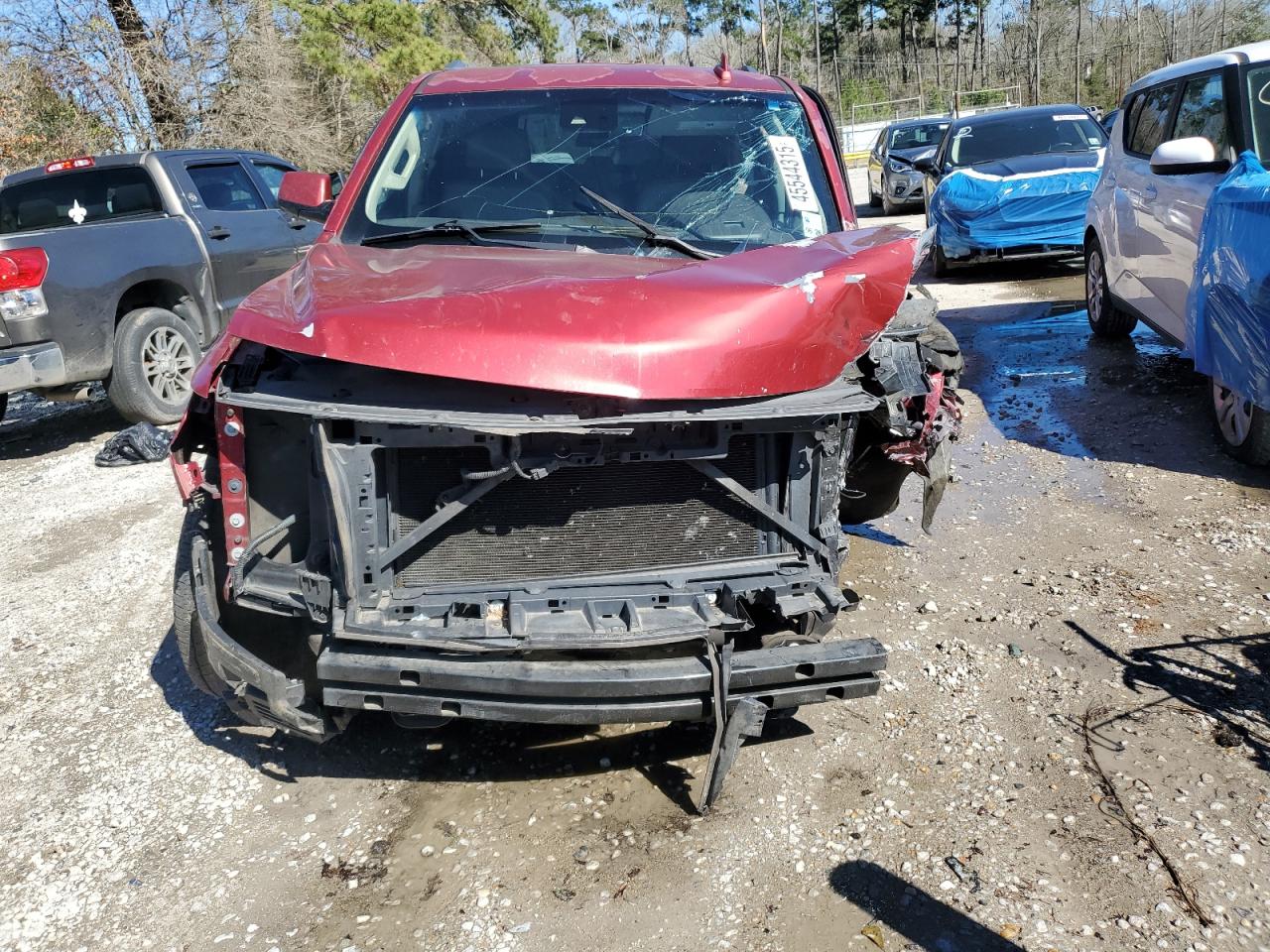 2015 Chevrolet Tahoe VIN 1GNSCBKC6FR537728 Copart auction photo, all over damage thumbnail 5
