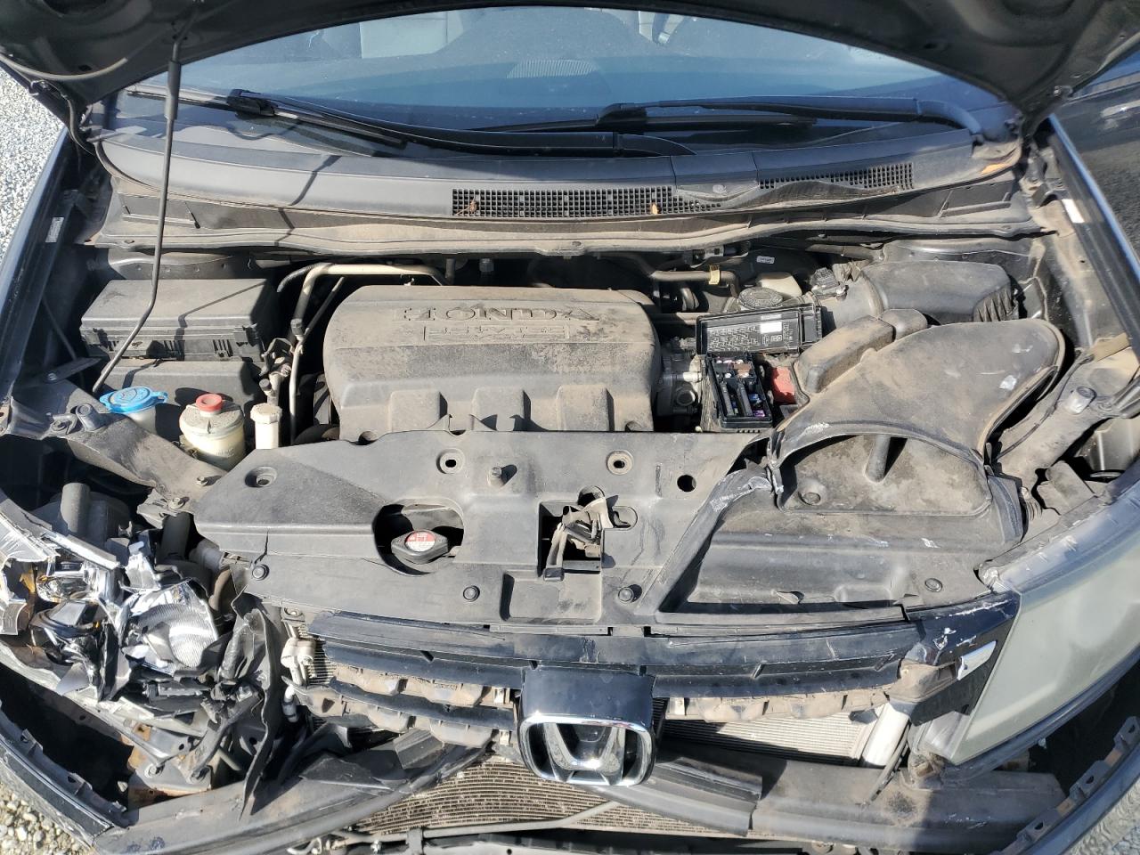 2015 Honda Odyssey VIN 5FNRL5H66FB128628 Copart auction photo, front end / side damage thumbnail 12