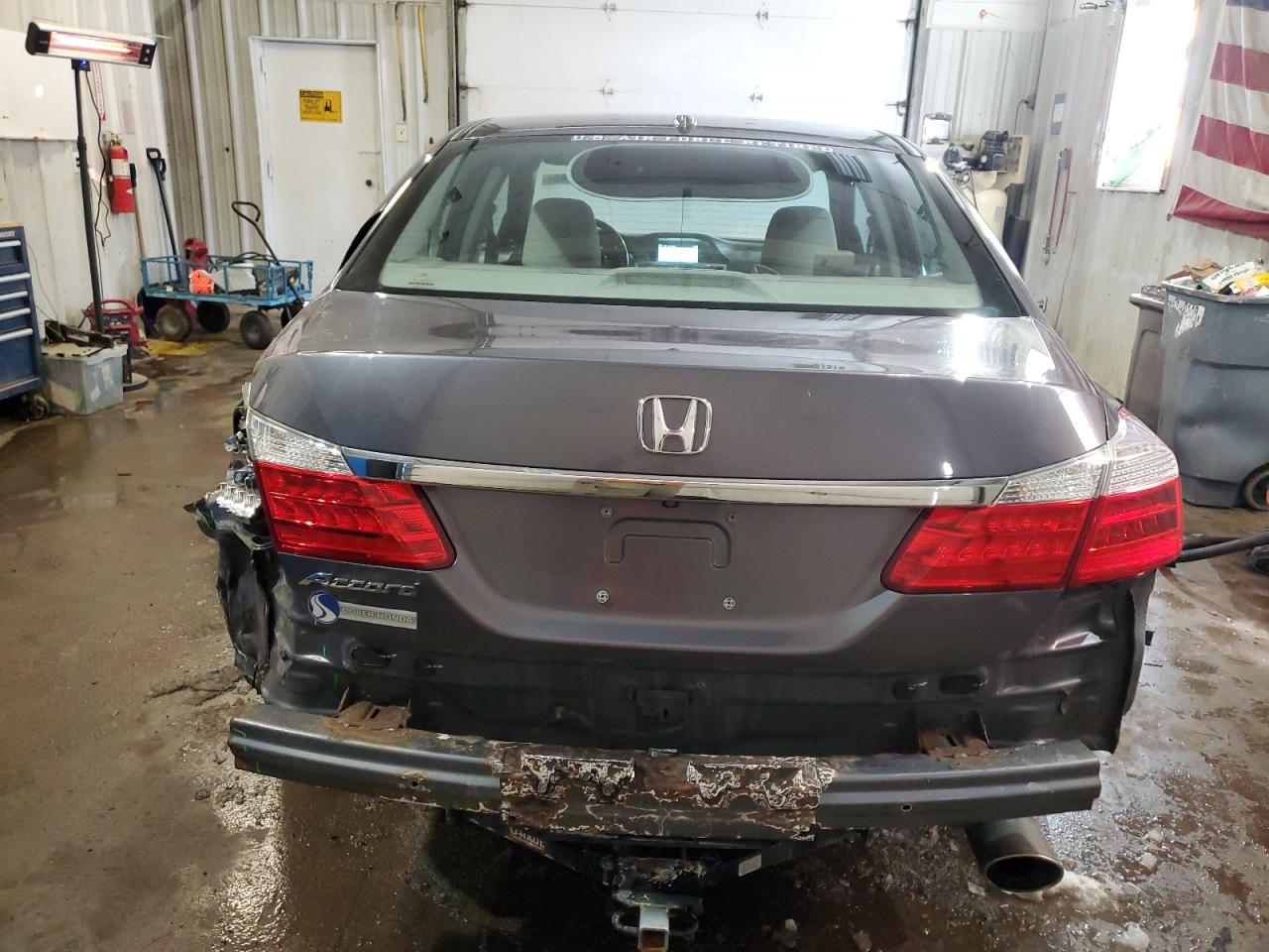 2014 Honda Accord VIN 1HGCR2F81EA175582 Copart auction photo, rear end / minor dent/scratches damage thumbnail 6