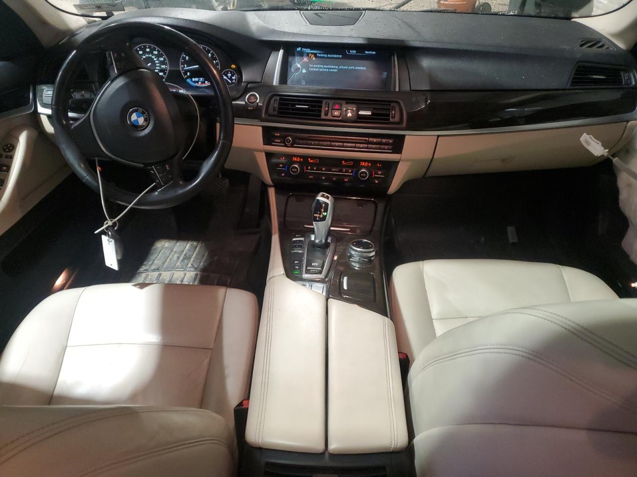 2014 BMW 5er VIN WBA5B3C59ED530330 Copart auction photo, front end damage thumbnail 8
