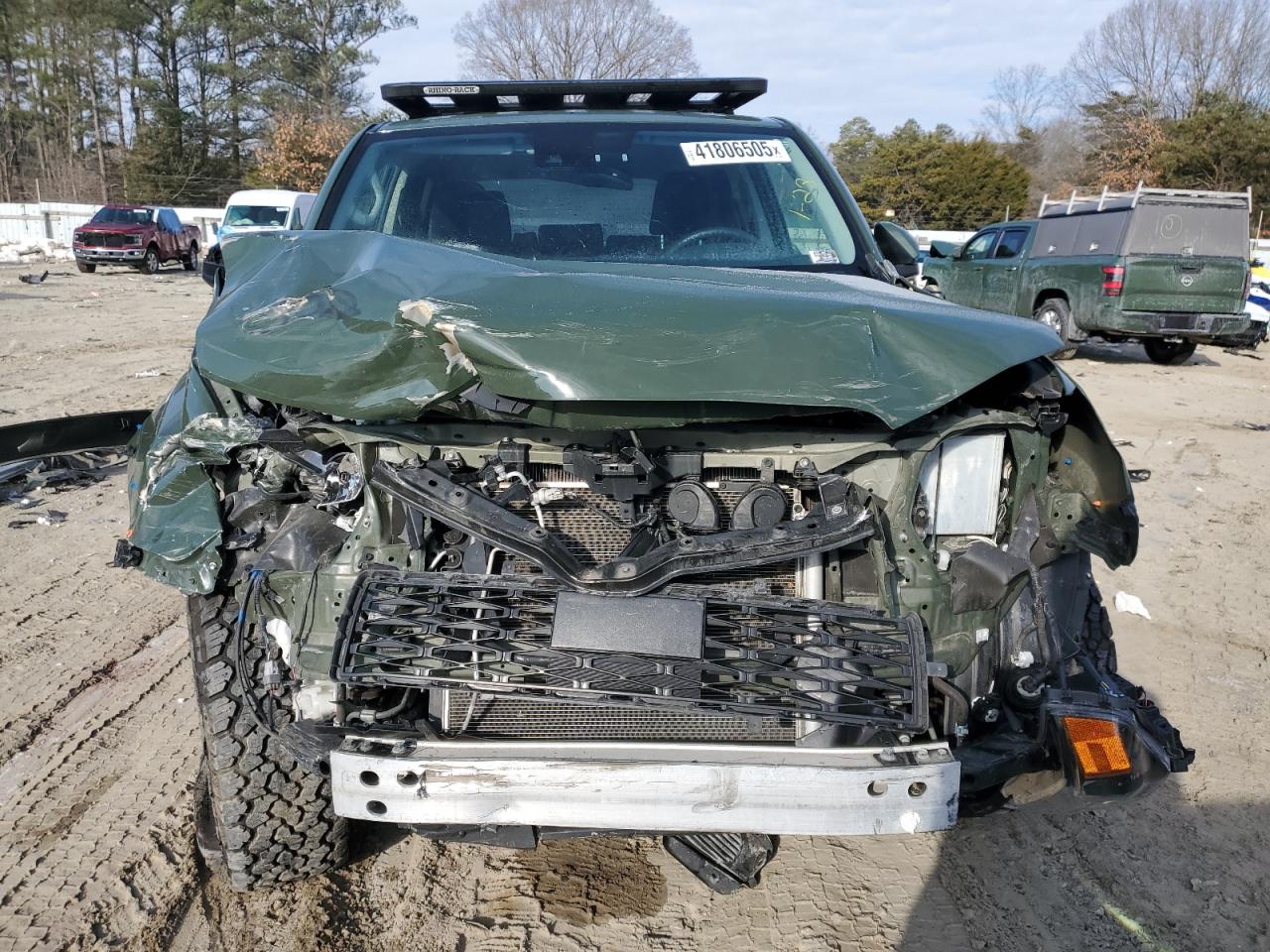2021 Toyota 4Runner VIN JTEBU5JR6M5842451 Copart auction photo, front end damage thumbnail 5