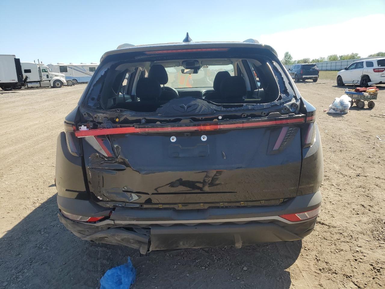2022 Hyundai Tucson VIN 5NMJB3AE5NH111242 Copart auction photo, all over / mechanical damage thumbnail 6