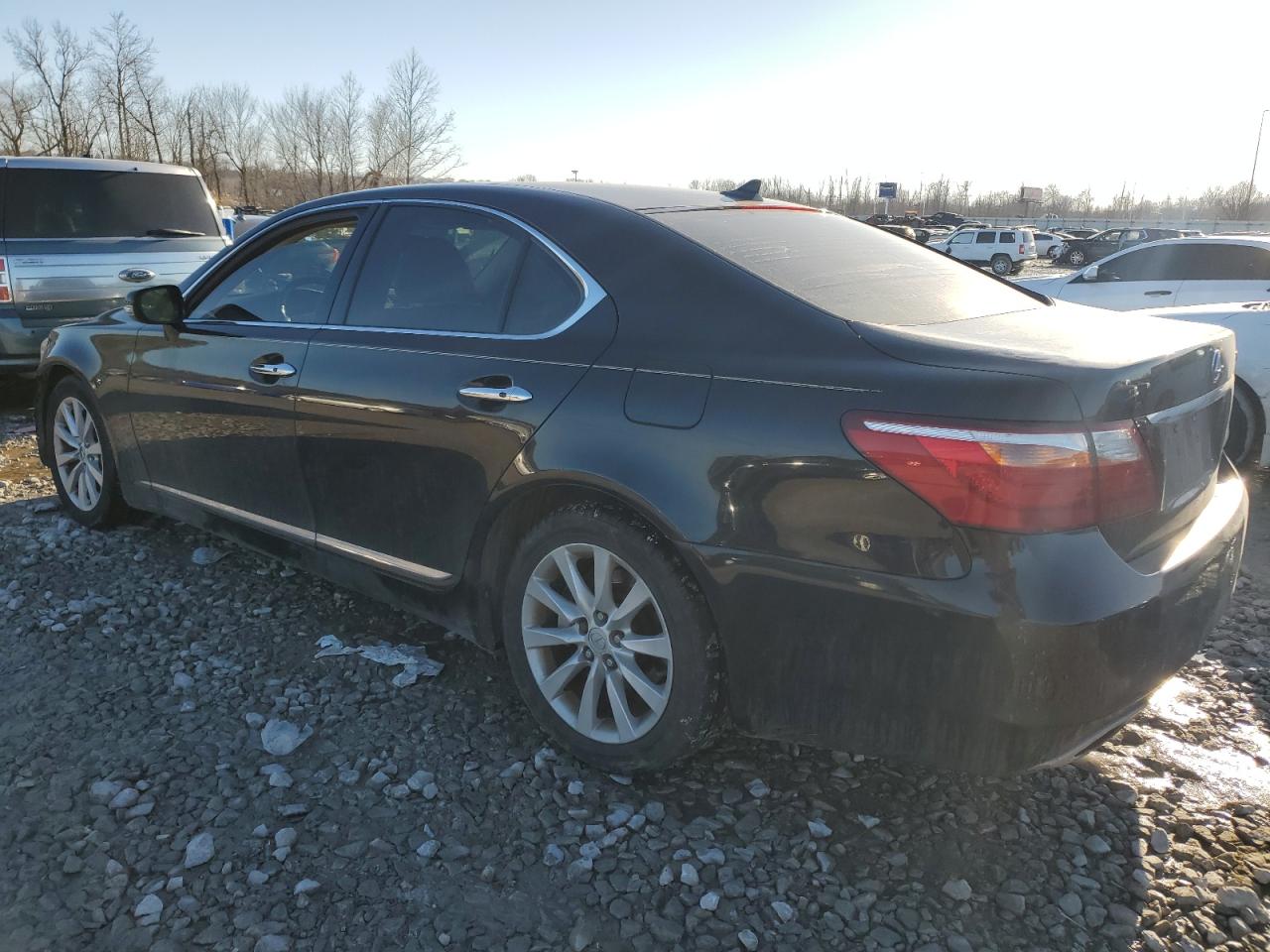 2012 Lexus LS VIN JTHCL5EF5C5012732 Copart auction photo, front end / rear end damage thumbnail 2