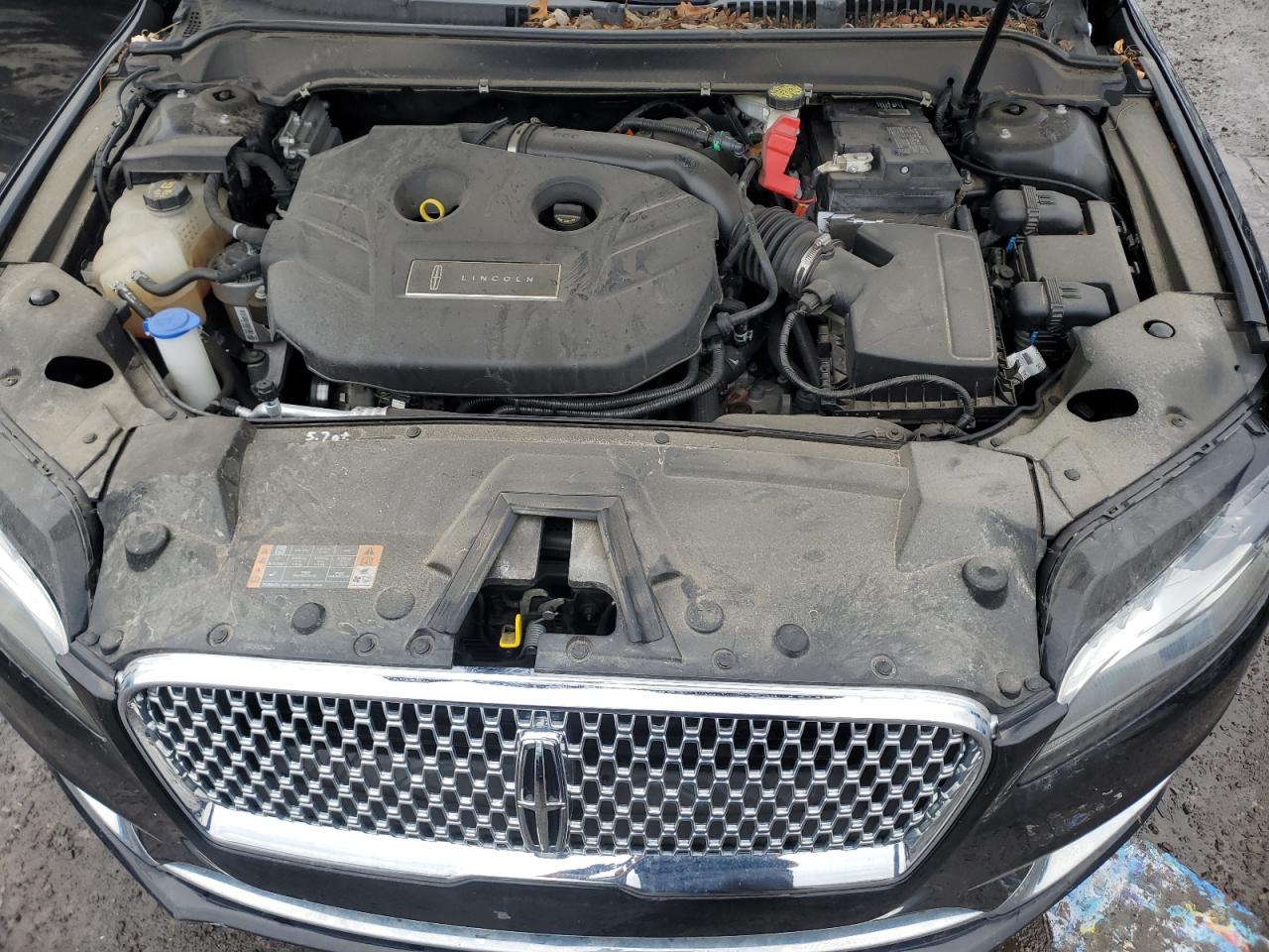 2019 Lincoln MKZ VIN 3LN6L5A91KR623587 Copart auction photo, rear end damage thumbnail 11