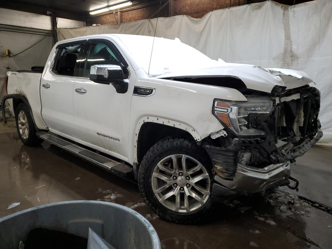 2019 GMC Sierra VIN 3GTU9DED0KG126478 Copart auction photo, all over damage thumbnail 4