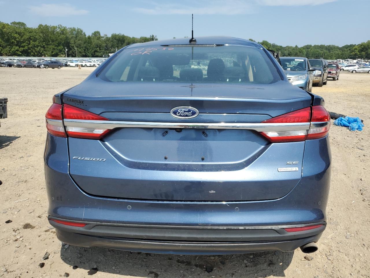 2018 Ford Fusion VIN 3FA6P0HD9JR256657 Copart auction photo, all over damage thumbnail 6
