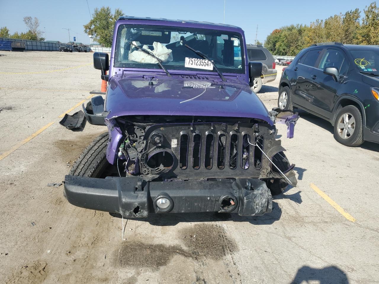 2017 Jeep Wrangler VIN 1C4AJWAG4HL633417 Copart auction photo, all over damage thumbnail 5