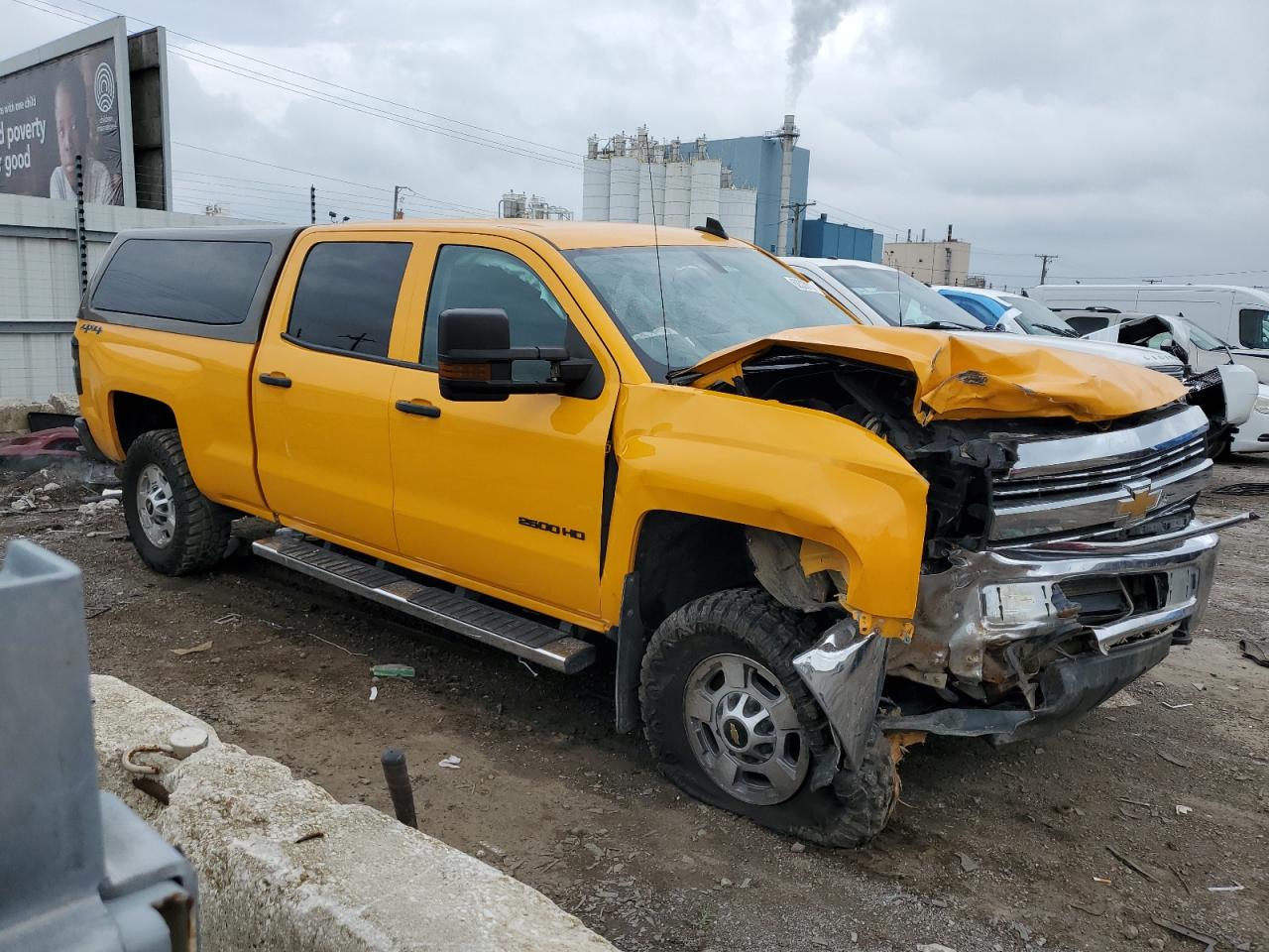 2015 Chevrolet Silverado VIN 1GC1KVEG5FF628885 Copart auction photo, all over / undercarriage damage thumbnail 4