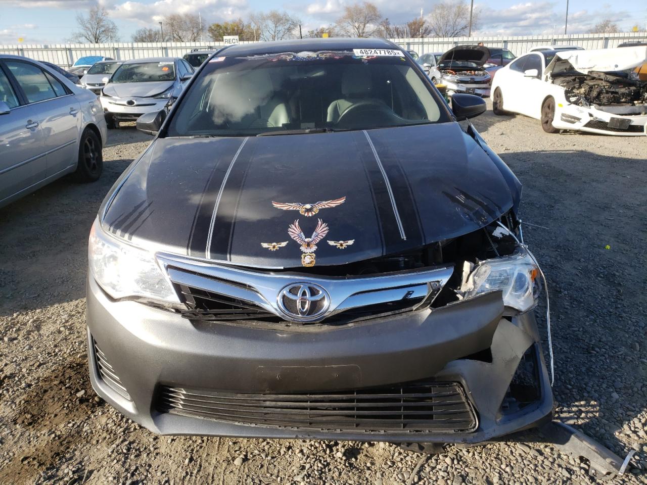 2013 Toyota Camry VIN 4T4BF1FK1DR325200 Copart auction photo, front end damage thumbnail 5