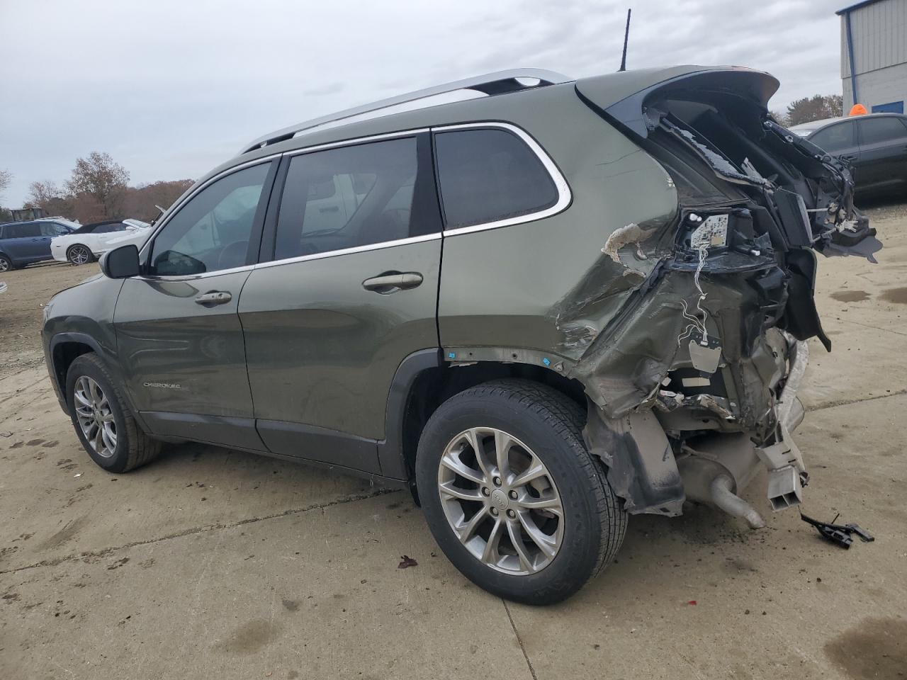 2019 Jeep Grand Cherokee VIN 1C4PJLLB5KD110578 Copart auction photo, side / rear end damage thumbnail 2