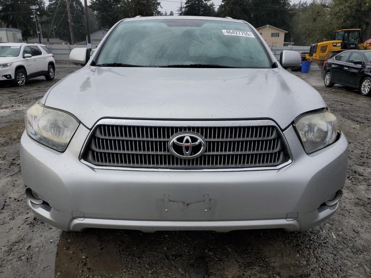2008 Toyota Highlander VIN JTEEW44A382022682 Copart auction photo, front end / side damage thumbnail 5
