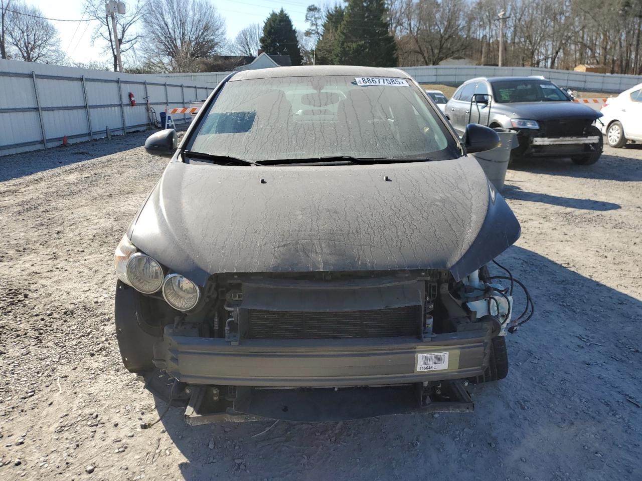 2014 Chevrolet Sonic VIN 1G1JC5SH1E4222762 Copart auction photo, front end / rear end damage thumbnail 5