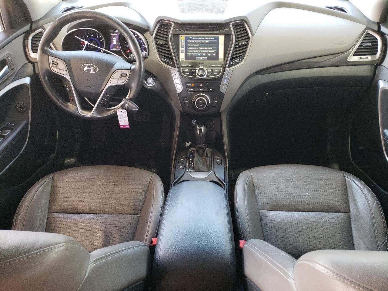 2014 Hyundai Santa Fe VIN KM8SR4HF0EU079938 Copart auction photo, side / minor dent/scratches damage thumbnail 8