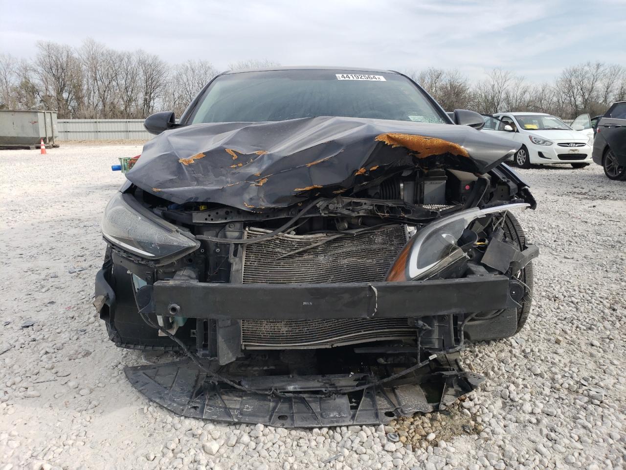 2017 Hyundai Elantra VIN KMHD74LF7HU084659 Copart auction photo, front end damage thumbnail 5