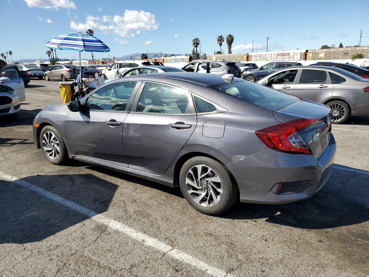 2017 Honda Civic VIN 2HGFC2F70HH531967 Copart auction photo, burn / minor dent/scratches damage thumbnail 2