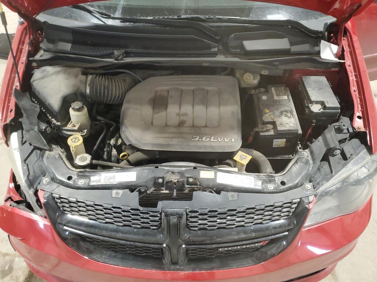 2015 Dodge Caravan VIN 2C4RDGBG8FR576030 Copart auction photo, front end / undercarriage damage thumbnail 12