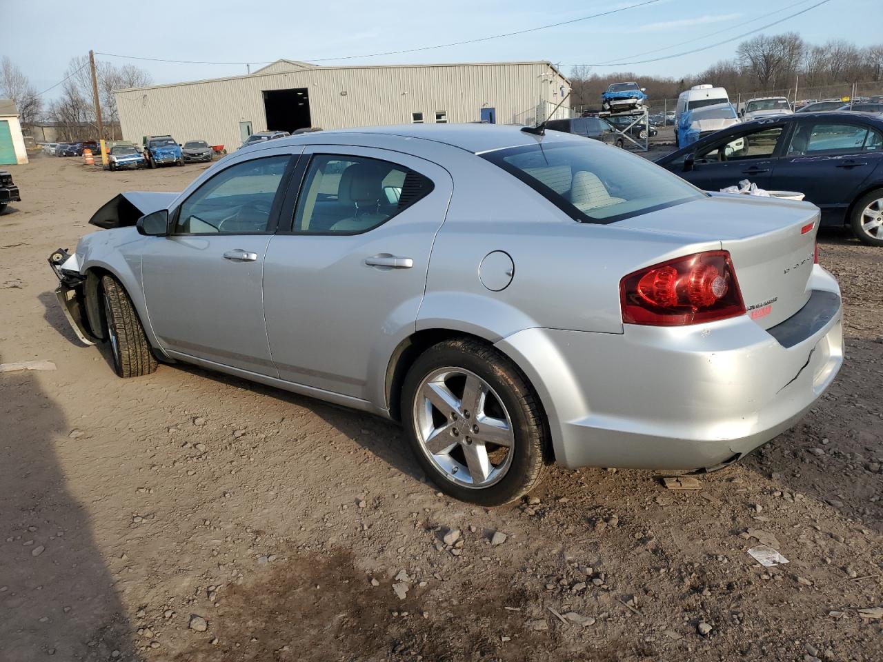 2012 Dodge Avenger VIN 1C3CDZAB5CN153359 Copart auction photo, front end / side damage thumbnail 2