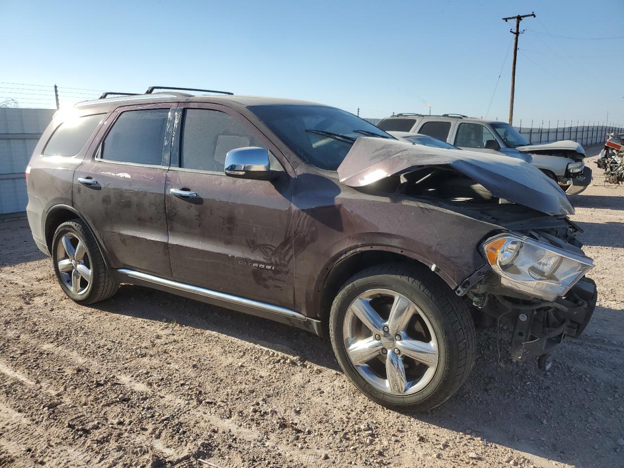 2012 Dodge Durango VIN 1C4SDHET0CC130328 Copart auction photo, all over damage thumbnail 4