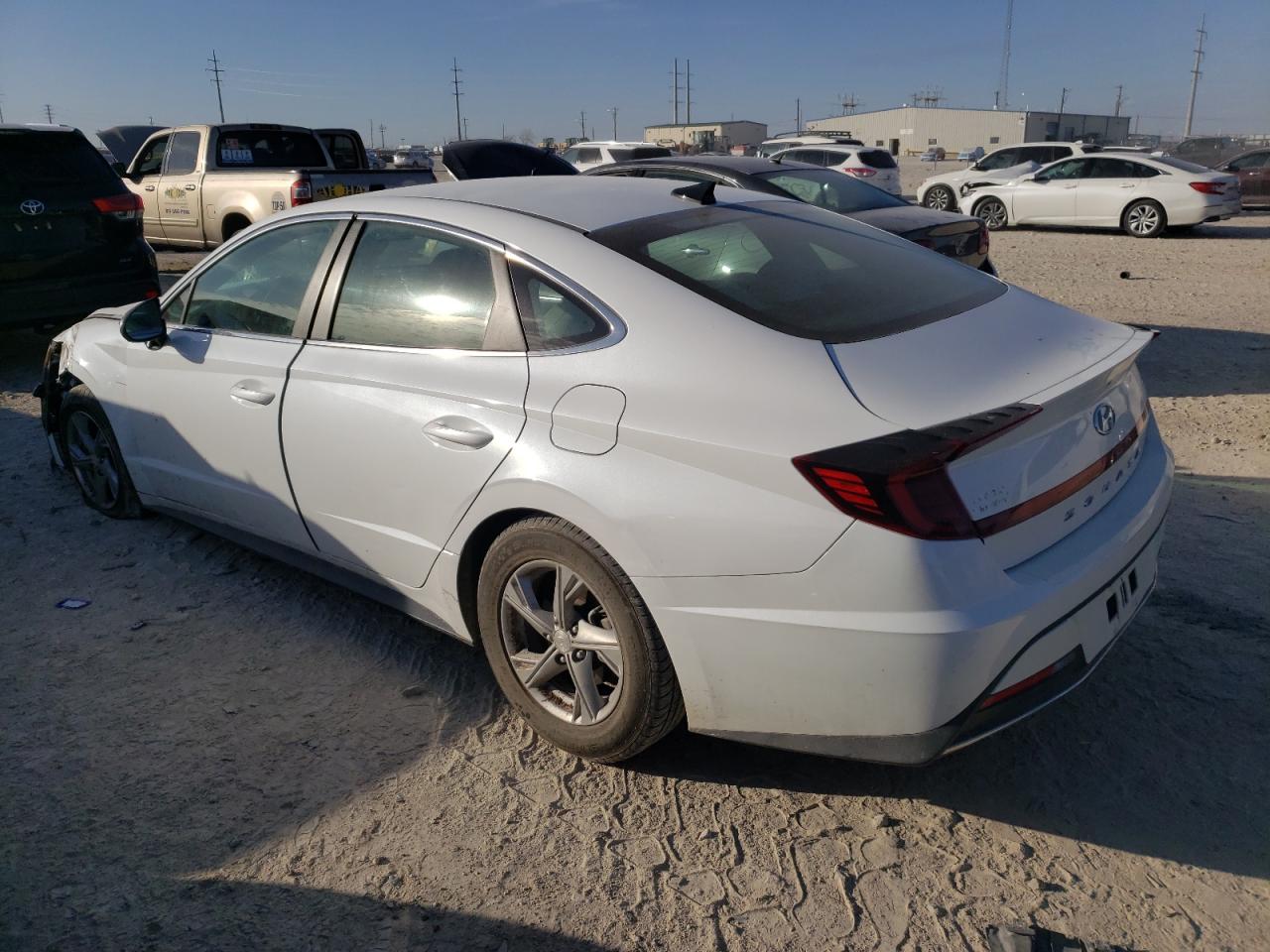 2021 Hyundai Sonata VIN 5NPEG4JA5MH102726 Copart auction photo, front end / minor dent/scratches damage thumbnail 2