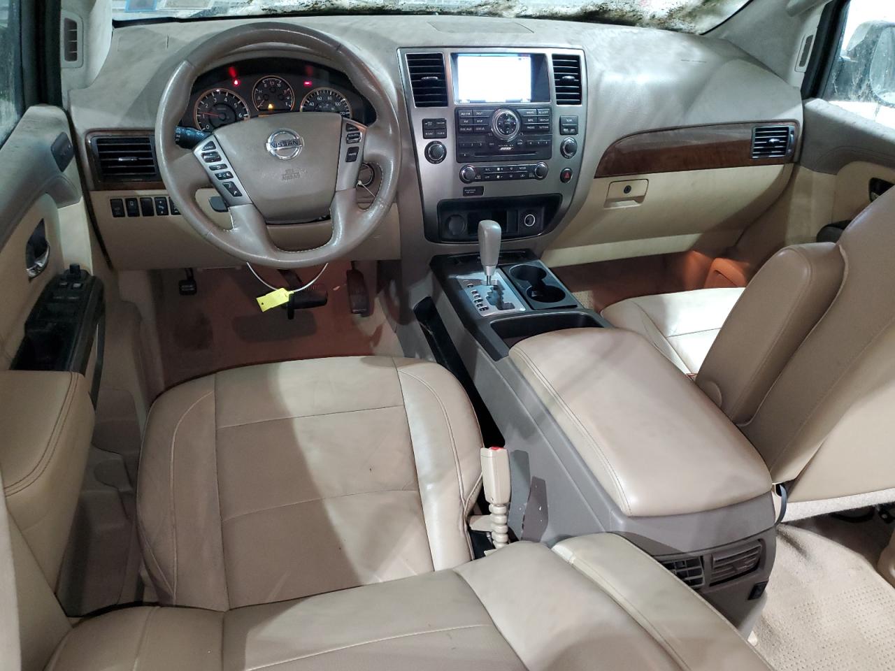 2015 Nissan Armada VIN 5N1BA0ND9FN600833 Copart auction photo, front end damage thumbnail 8