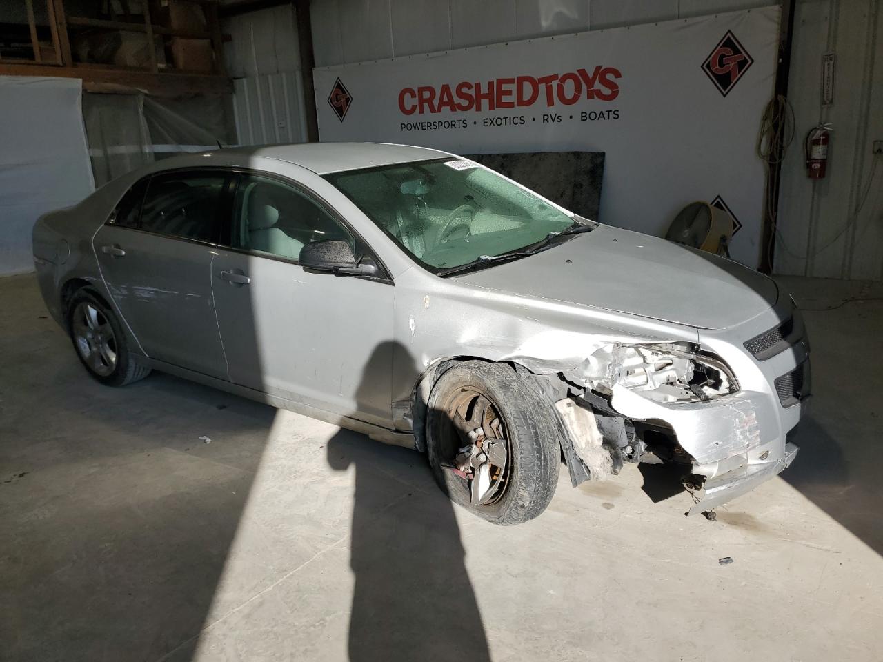 2010 Chevrolet Malibu VIN 1G1ZB5EB7AF161493 Copart auction photo, front end / side damage thumbnail 4