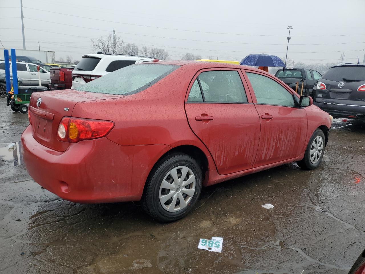 2010 Toyota Corolla VIN 1NXBU4EE5AZ339948 Copart auction photo, front end damage thumbnail 3