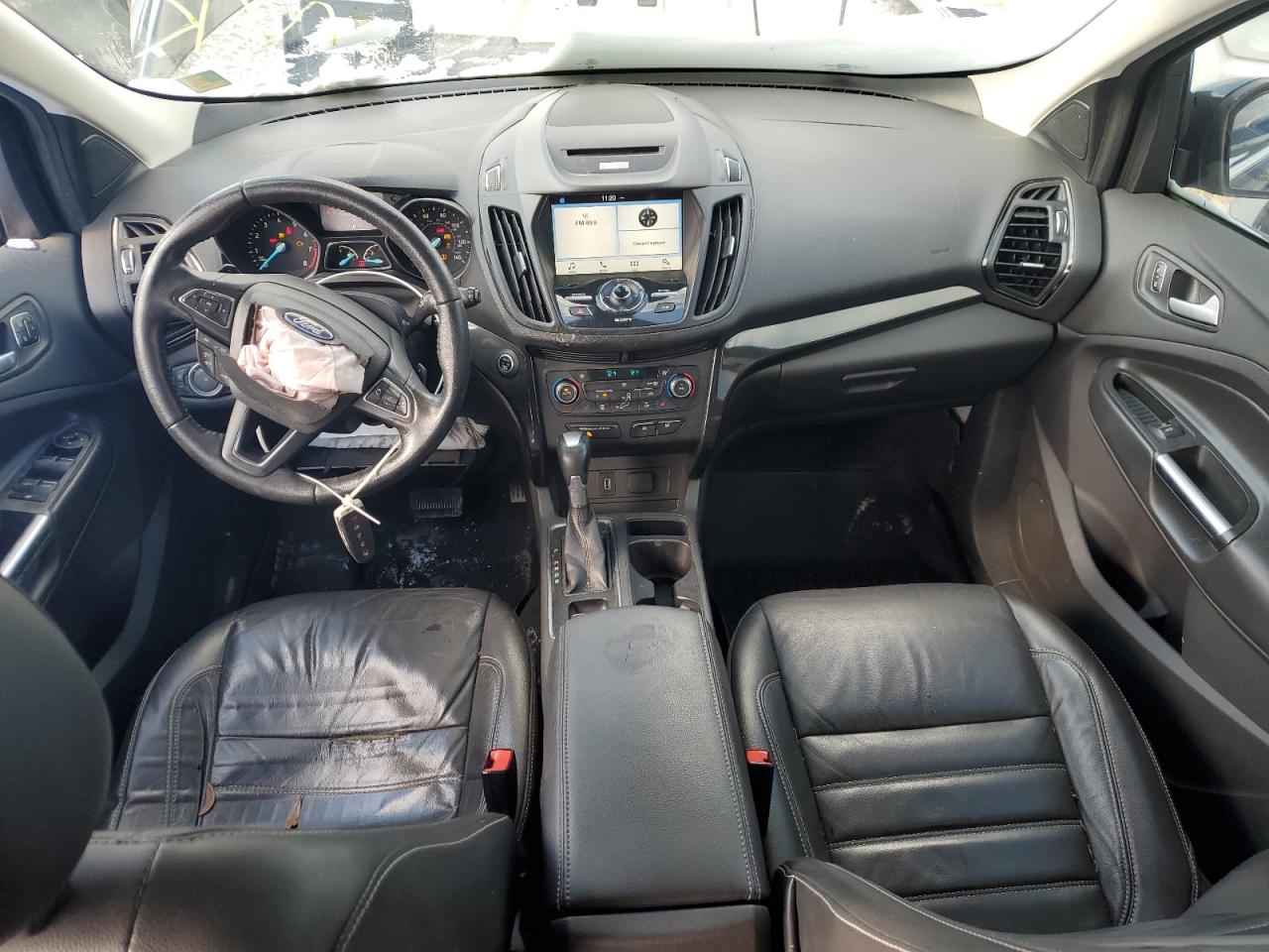 2017 Ford Escape VIN 1FMCU0JD1HUD93140 Copart auction photo, all over damage thumbnail 8