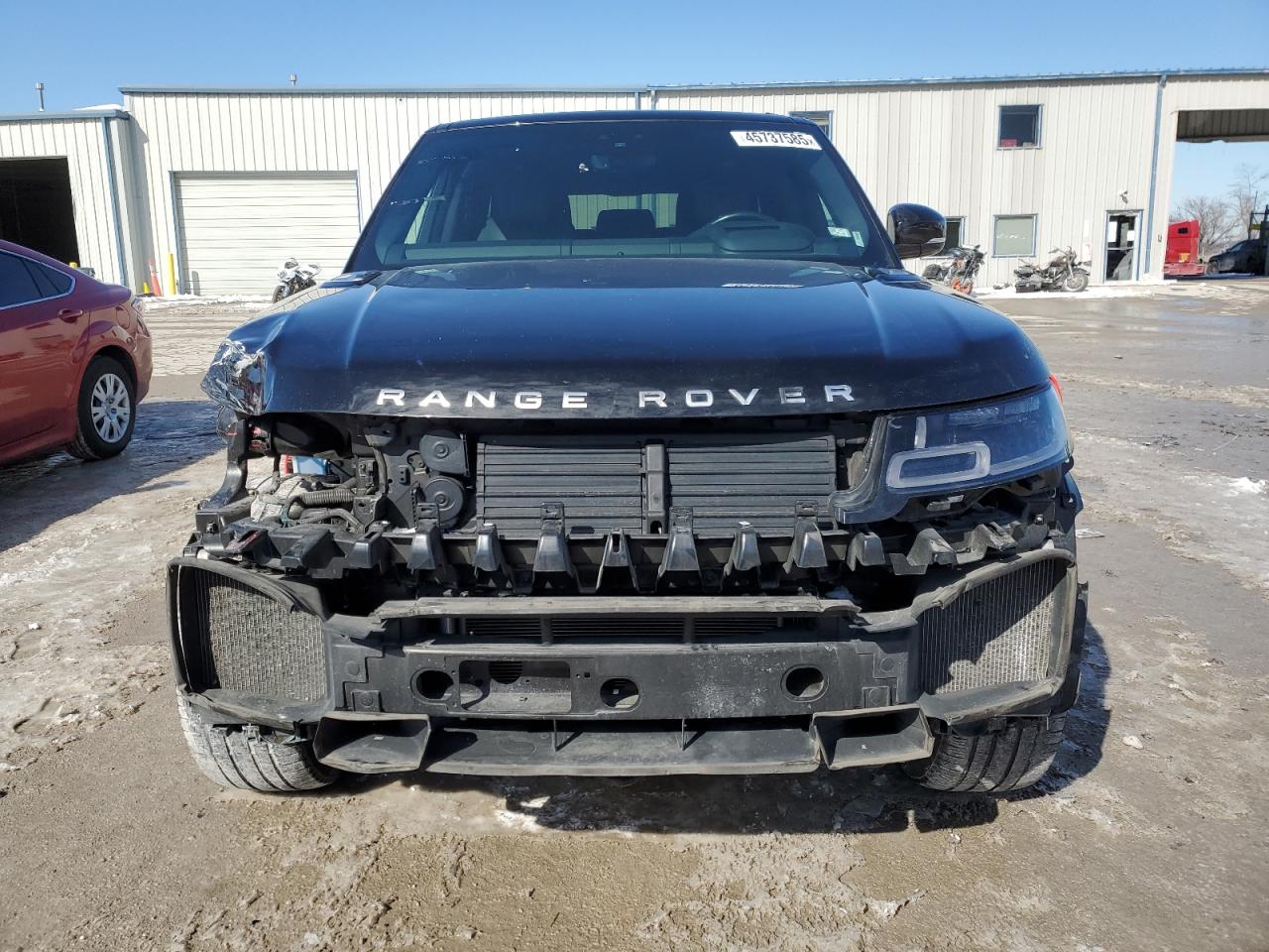 2019 Land Rover Range Rover VIN SALWR2RV8KA845582 Copart auction photo, front end damage thumbnail 5