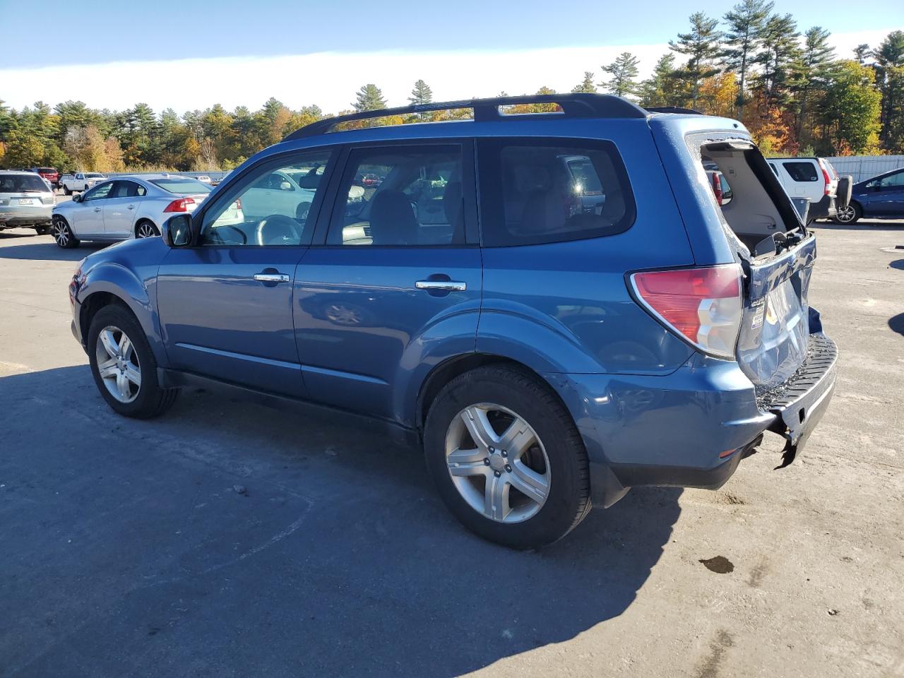 2009 Subaru Forester VIN JF2SH64699H760589 Copart auction photo, rear end / mechanical damage thumbnail 2