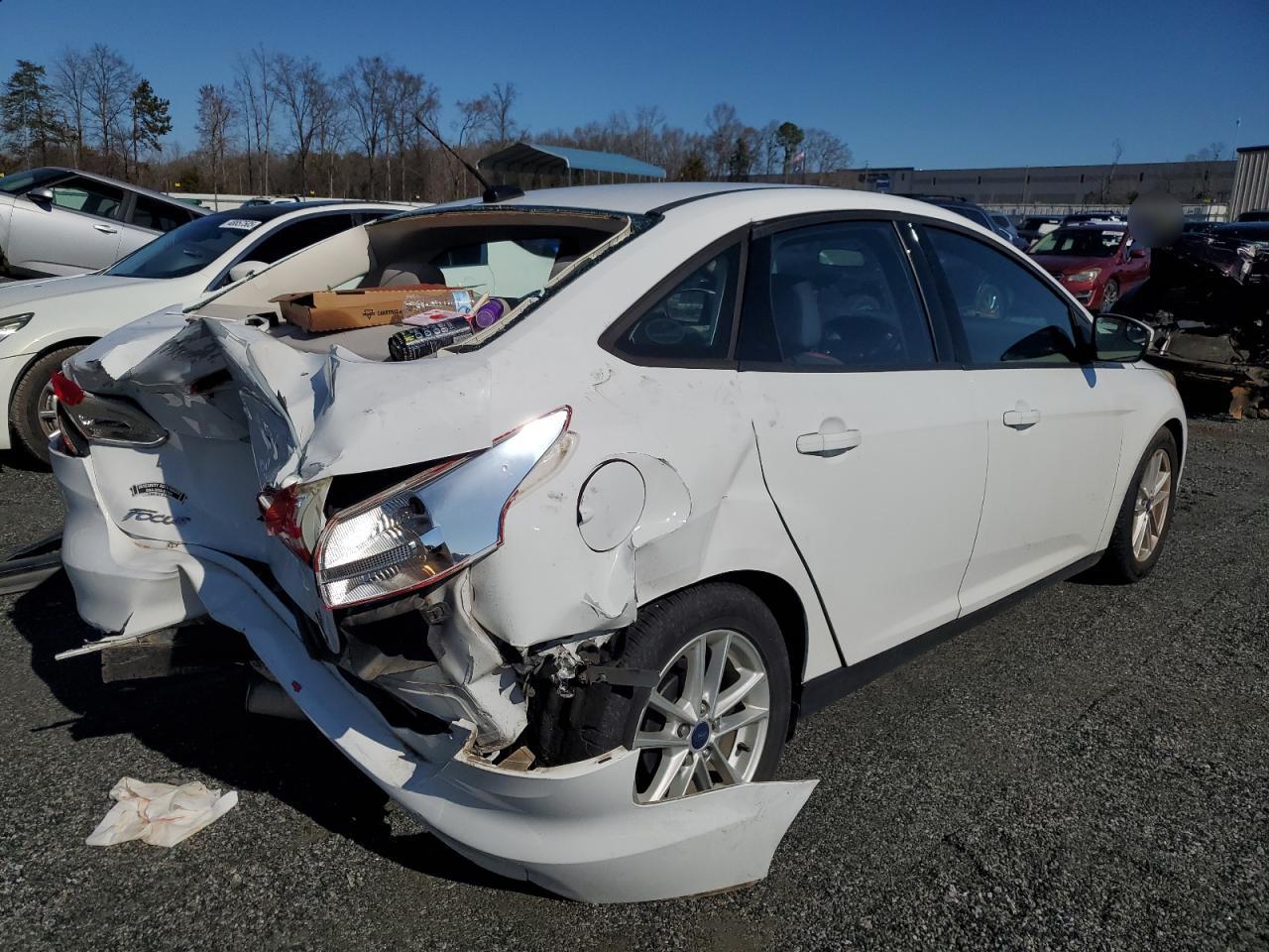 2015 Ford Focus VIN 1FADP3F29FL224193 Copart auction photo, rear end damage thumbnail 3