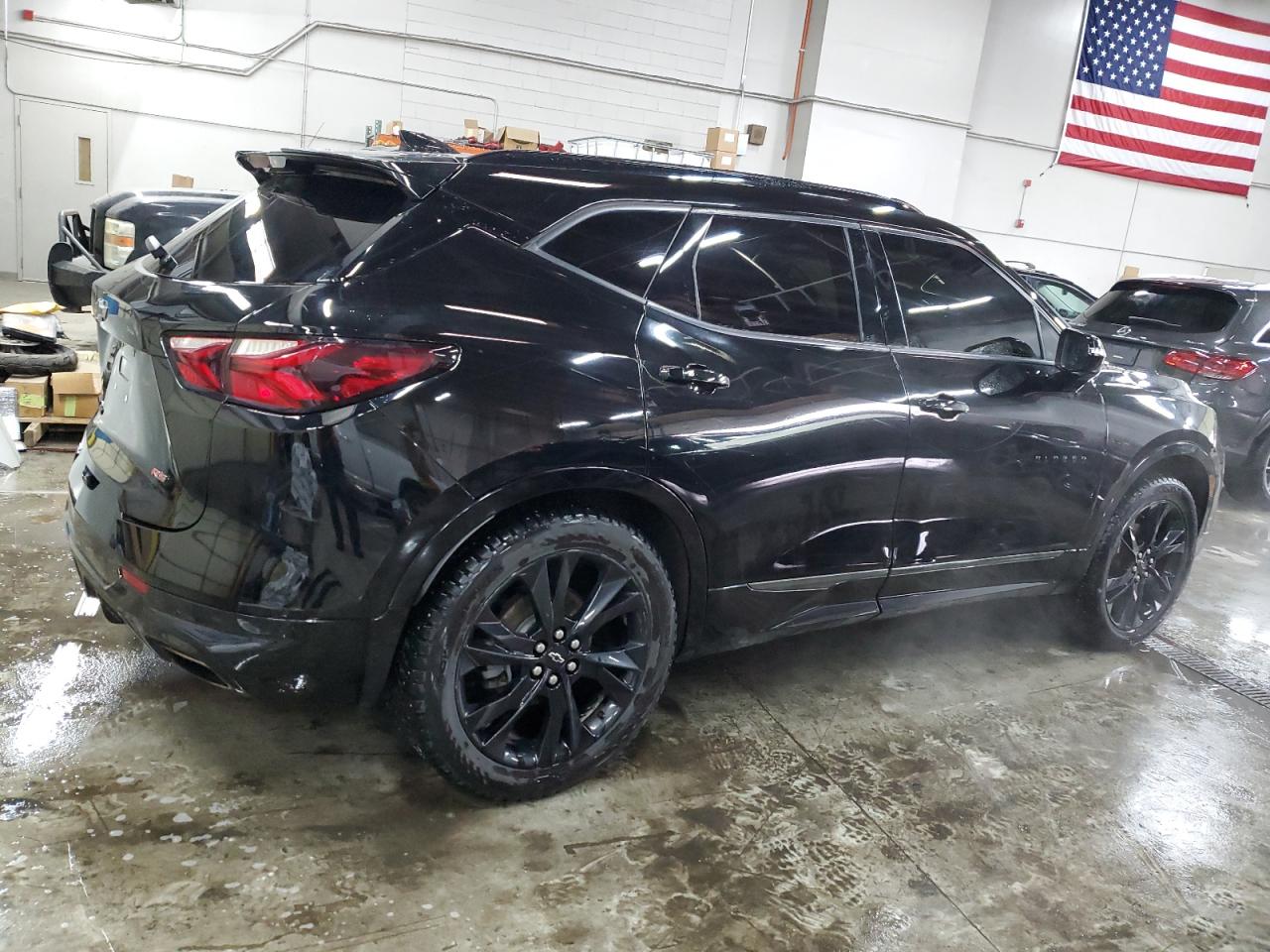 2021 Chevrolet Blazer VIN 3GNKBKRS5MS557138 Copart auction photo, rear end damage thumbnail 3