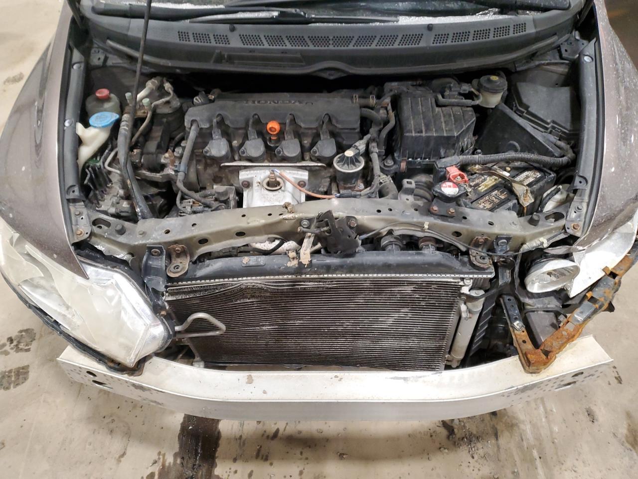 2010 Honda Civic VIN 2HGFA1F56AH546171 Copart auction photo, front end damage thumbnail 11