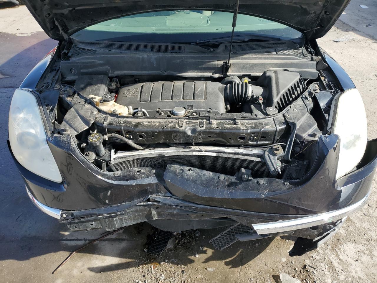2012 Buick Enclave VIN 5GAKVCED0CJ332494 Copart auction photo, front end / side damage thumbnail 12
