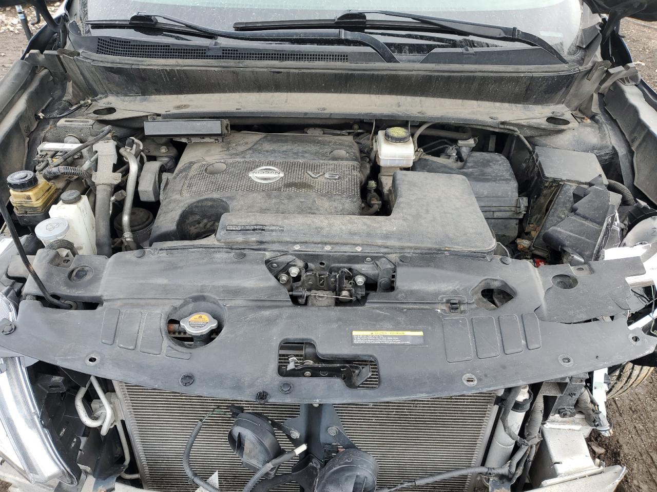 2013 Nissan Pathfinder VIN 5N1AR2MM2DC609139 Copart auction photo, front end damage thumbnail 14