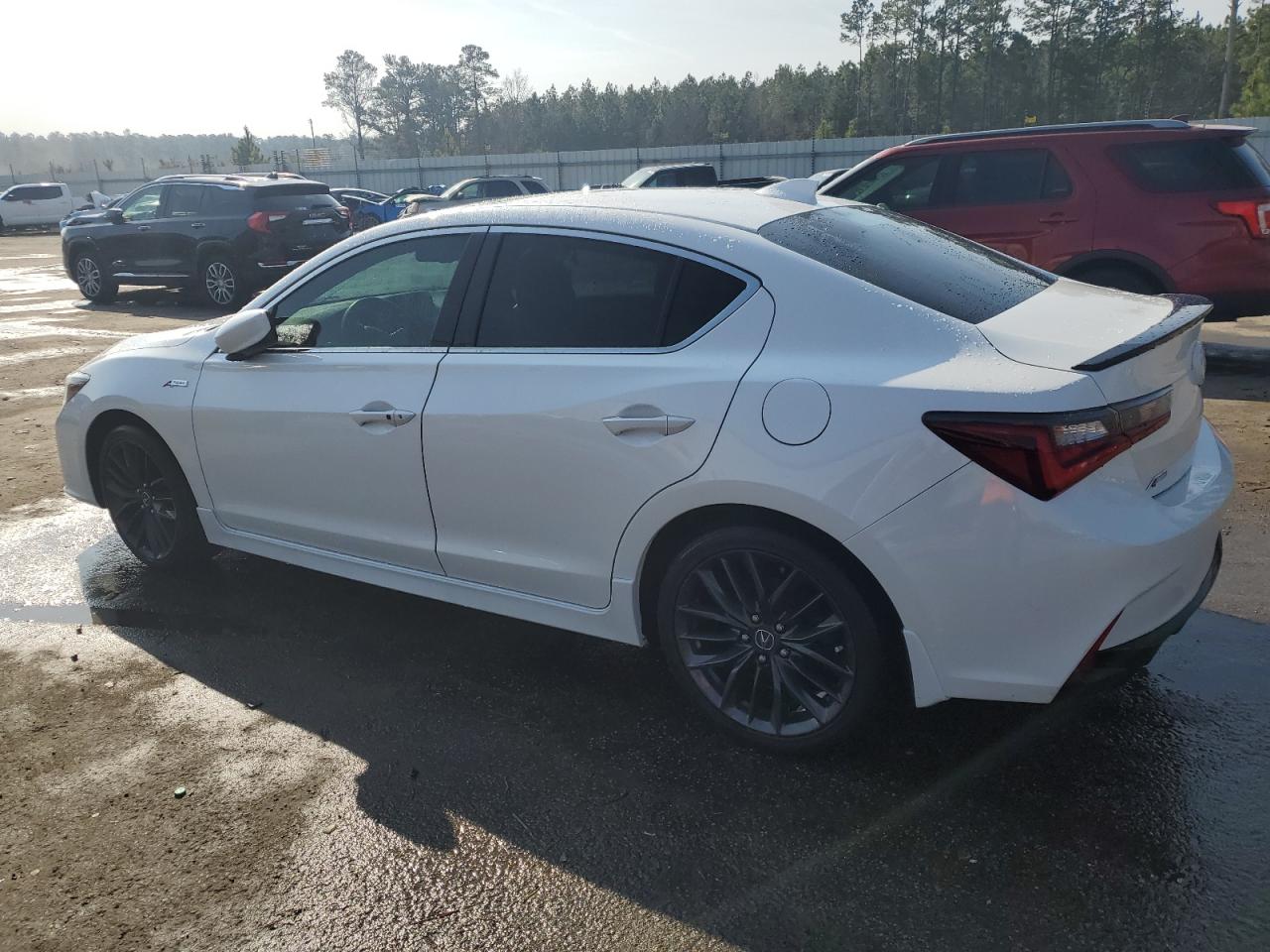 2022 Acura ILX VIN 19UDE2F86NA005718 Copart auction photo, side damage thumbnail 2