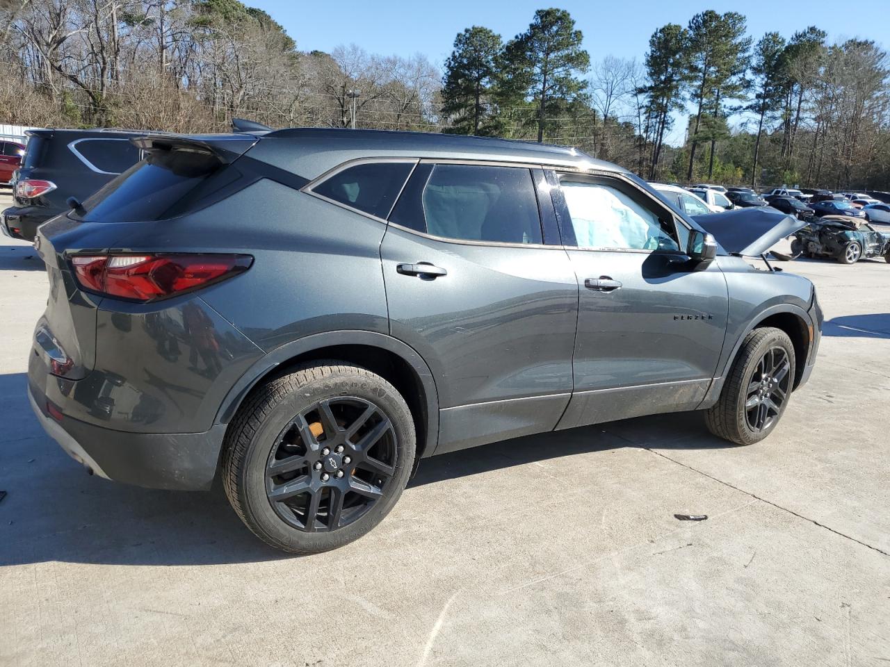 2019 Chevrolet Blazer VIN 3GNKBBRA6KS676885 Copart auction photo, front end damage thumbnail 3