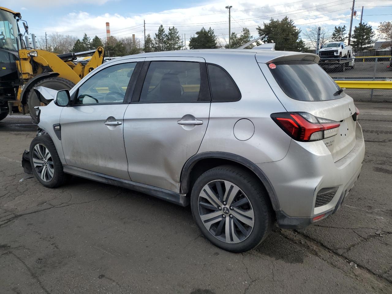 2020 Mitsubishi Outlander VIN JA4AP3AU9LU021505 Copart auction photo, front end / side damage thumbnail 2