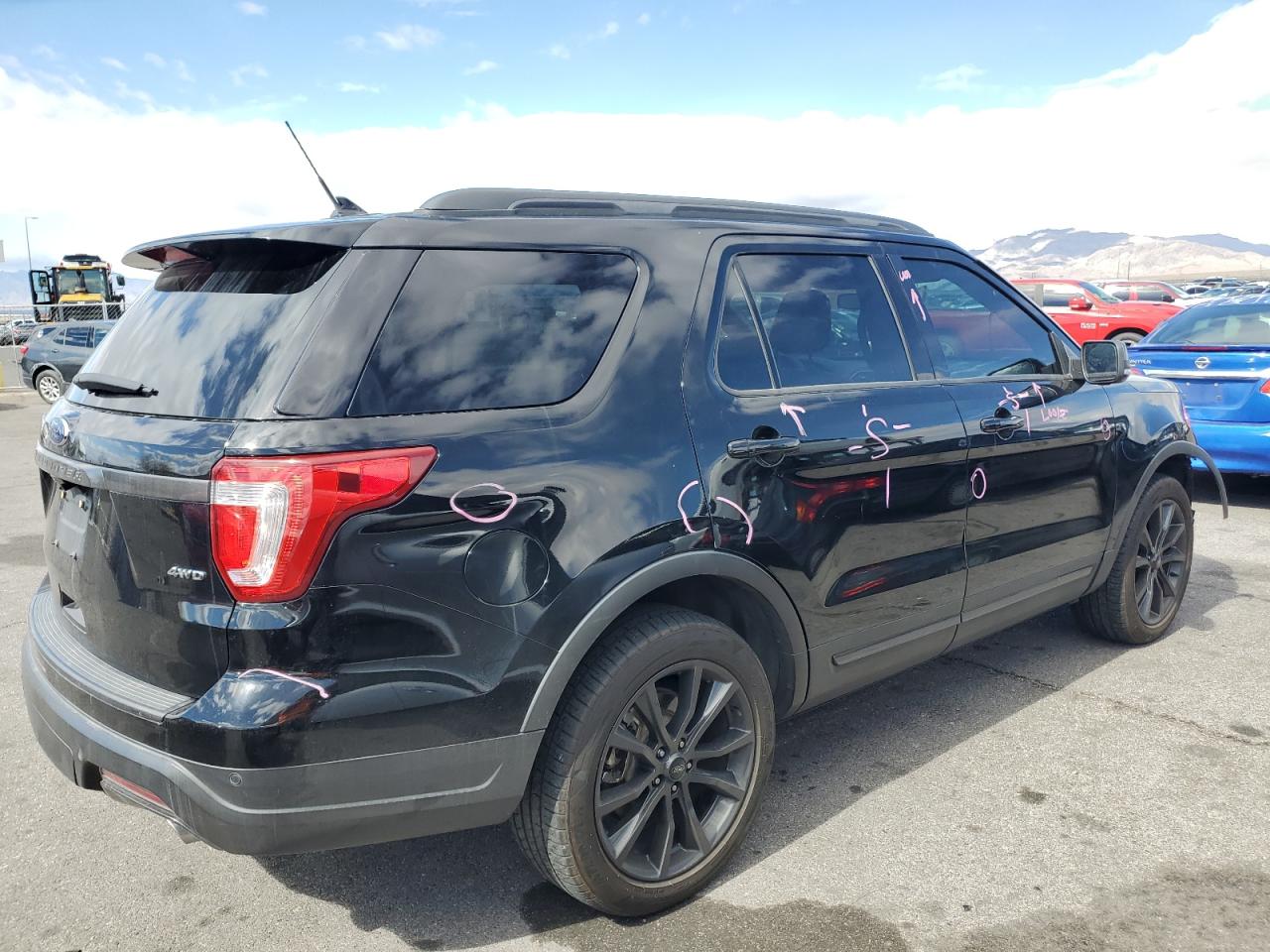 2018 Ford Explorer VIN 1FM5K8D8XJGC41891 Copart auction photo, front end damage thumbnail 3