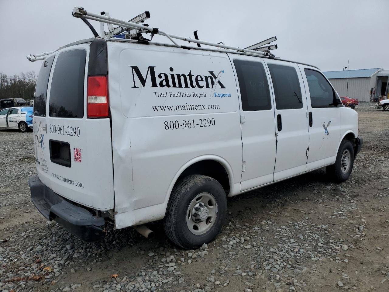 2017 Chevrolet Express VIN 1GCWGAFF2H1107239 Copart auction photo, all over damage thumbnail 3