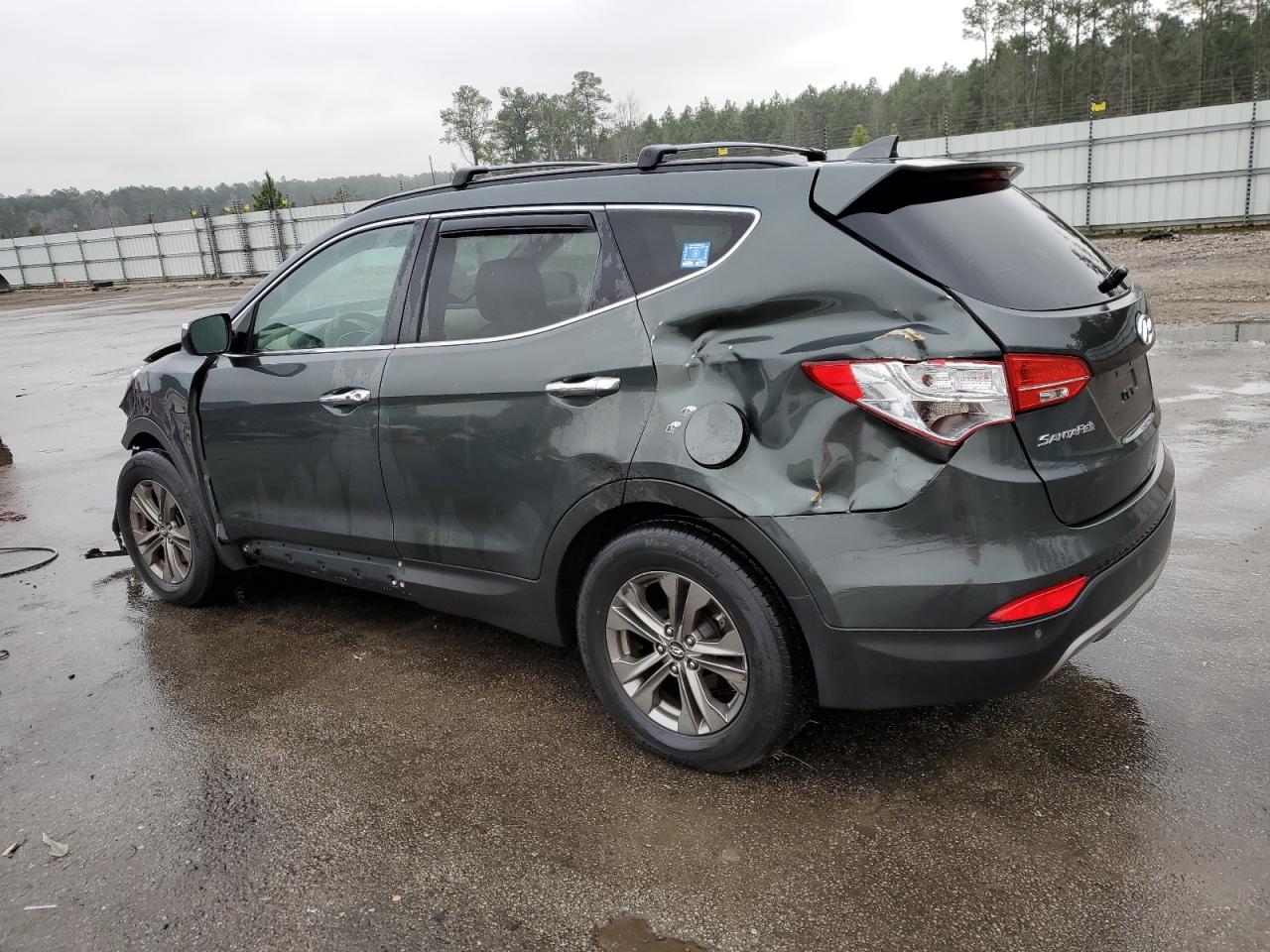 2014 Hyundai Santa Fe VIN 5XYZUDLB4EG200428 Copart auction photo, front end / rear end damage thumbnail 2
