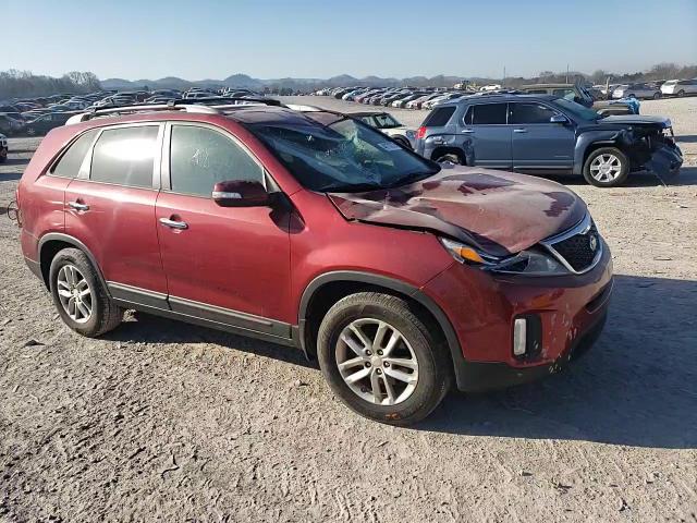 2014 KIA Sorento VIN 5XYKT3A64EG454967 Copart auction photo, top/roof / front end damage thumbnail 12