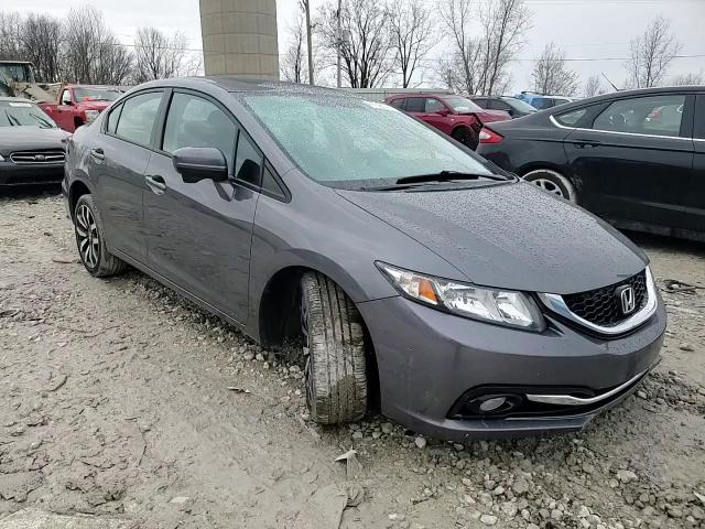 2015 Honda Civic VIN 2HGFB2F97FH532681 Copart auction photo, side / front end damage thumbnail 11