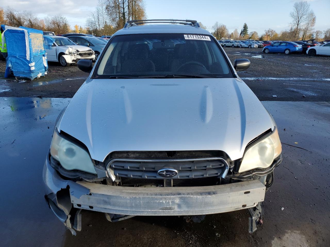2007 Subaru Outback VIN 4S4BP61C677333896 Copart auction photo, front end damage thumbnail 5